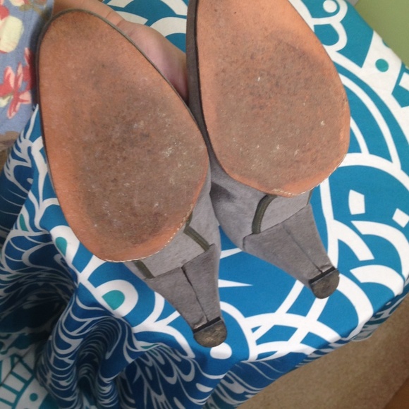 JACK ROGERS VINTAGE PUMPS 1960'S GRAY SUEDE 7.5 - Picture 7 of 8